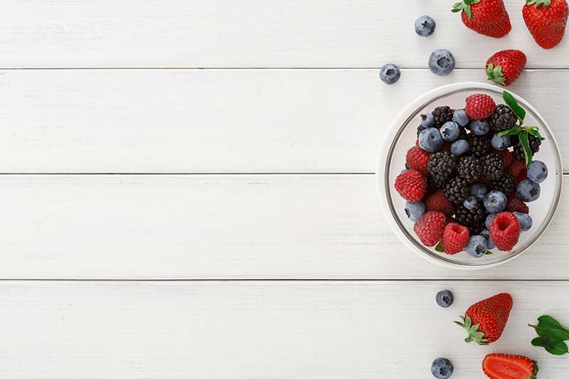 Red, White and Blue Berry Tarts